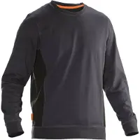 Jobman 5402 Sweatshirt Grijs/Zwart - Maat L