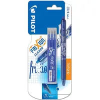 Pilot Pen Frixion - Clicker blauw + 3 vullingen - in blister
