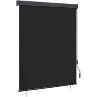 vidaXL Rolgordijn voor buiten 140x250 cm antraciet