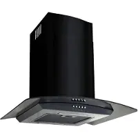 vidaXL Wandafzuigkap 756 m³/u 60 cm roestvrij staal zwart