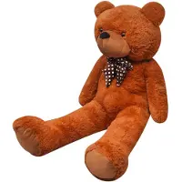 vidaXL Teddybeer 242 cm pluche bruin