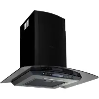 vidaXL Wandafzuigkap 756 m³/u 60 cm roestvrij staal zwart