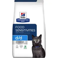 Hill's Pet Nutrition Hill's Prescription Diet Feline d/d Food Sensitivities Duck & Green Pea | 1,5 kg