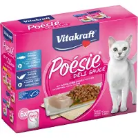 Vitakraft Poésie Délice met vis natvoer kat multipack (6 x 85 g) 7 verpakkingen (42 x 85 g)