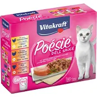 Vitakraft Poésie Délice met vlees natvoer kat multipack (6 x 85 g) 7 verpakkingen (42 x 85 g)