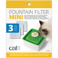 Catit Drinkfontein Mini Bloem Senses - Kattendrinkbak - 18.2x18.2x12 cm Wit Groen Mini