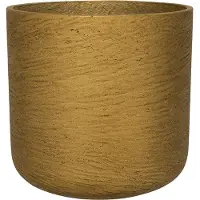 Pottery Pots - Plantenbak - (S) Charlie M - Ø18cm x H17.5cm - Indoor en Outdoor - Metallic Gold