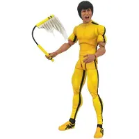 Diamond Direct Bruce Lee Action Figure - Yellow Jumpsuit - 17.78cm