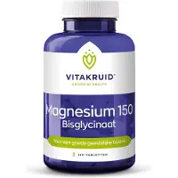 Vitakruid - Magnesium 150 bisglycinaat - 120 Tabletten