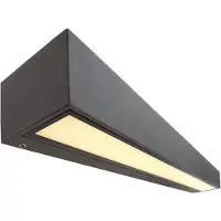 Deko-light Linear II Double Linear II Double Wandopbouwarmatuur LED vast ingebouwd Energielabel: G (A - G) 20 W LED Basaltgrijs