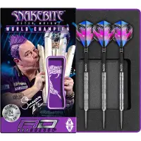 Red Dragon - Peter Wright Snakebite Euro 11: Steeltip Tungsten Dartpijlen Professioneel - 24 gram