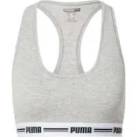 Puma BH grijs gemêleerd / zwart / wit
