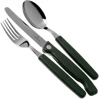 Victorinox Swiss Army Swiss Classic Picnic Set 6.7193.3F Black, 3-delige bestekset