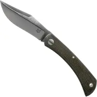 FOX Knives Libar FX-582 Green Canvas Micarta slipjoint zakmes