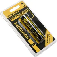 Nitecore NL1834R USB Oplaadbare 18650 Li-Ion batterij 3400mAh