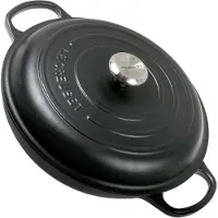 Le Creuset Campagnards braadpan 30 cm, 3,5L zwart
