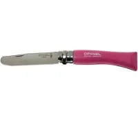 Opinel No. 07 Mon Premier Zakmes - RVS - Rond - 170 mm - Roze