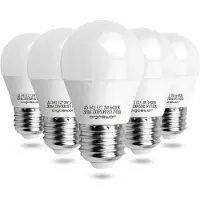 Aigostar Led A5 G45b 3w - E27 Fitting - 6400k - Set Van 5 Stuks