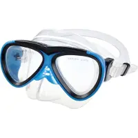SportMe Duikbril - Kinderen - Blauw/Zwart - Lens Gehard Glas