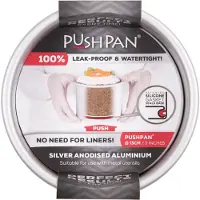 PushPan aluminium springvorm - rond - ondiep - ø 13 cm