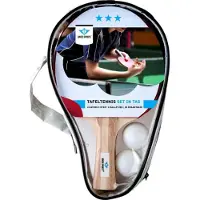 Engelhart Tafeltennisset 2x 3-ster bat + 2 ballen Tafeltennisset