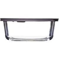 Mbs ClickClack vershoudbox CookPlus Rond 1 liter polycarbonaat grijs