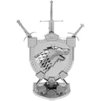 Metal Earth Game of Thrones: Bouclier de Stark 11,7 cm