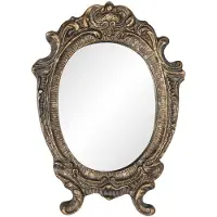 Clayre & Eef Bruine Spiegel 9*1*12 cm 62S178