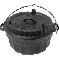 Petromax Ring Cake Pan GF1, bakvorm, zwart