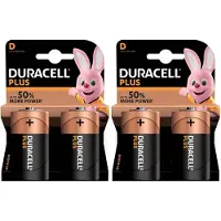 Duracell 4x Duracell D Plus Batterijen Alkaline Lr20 Mn1300 1.5 V - Batterijen