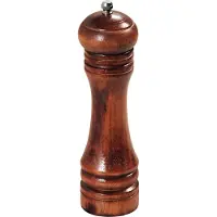 Kesper Pepermaler/zoutmaler molen 22 cm van donker gelakt beuken hout - Peper en zoutstel