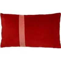 Dutch decor - PIPPA - Kussenhoes velvet 30x50 cm - Aurora Red - rood