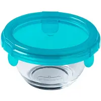 Pyrex Vershoudbakje My First Rond Transparant Blauw 0,2 L