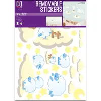 Imagicom Muursticker Baby Sheep Jongens 50 X 70 Cm Lichtblauw