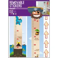 Imagicom Muursticker Pirates Jongens 50 X 70 Cm Vinyl Beige