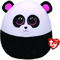 TY 39292 Pluche knuffel, kussen, Squsih-A-Boos - Panda BamBoos, 20 cm