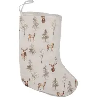 Clayre & Eef Multi Decoratie kerstsok 21*1*28 cm XD0078