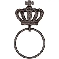 Clayre & Eef Bruine Handdoekhouder 13*4*15 cm 6Y4576