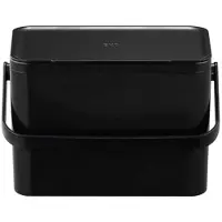 EKO Afvalbak Foodwaste Caddy - Kunststof - Zwart - 17x24.4x16cm - 4l
