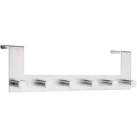 Huismerk Premium Deur Garderobe 6 Haken - RVS