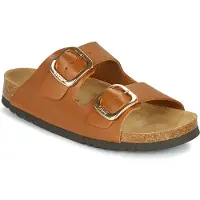 Scholl Slipper Women Noelle Leather Cognac 2024-Schoenmaat 39