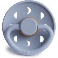 Frigg - Moon Latex Fopspeen - Powder Blue / T1/0-6Maanden