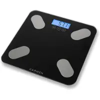 Carmen CBS0301B - Personenweegschaal - Weegt tot 180 KG - Digitaal - Lichaamsanalyse BMI - Tot 10 gebruikers - Zwart