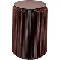 Broste Copenhagen Pam bijzettafel bruin - Ø40XH60CM