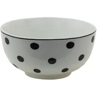 Clayre & Eef Witte Kom Ø 14*7 cm BDBO