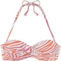 Sunseeker Bikinitop nude / oranje / oudroze / wit