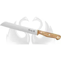 Due Cigni Due Cigny Tuscany 2C761-20OL broodmes 20 cm olijfhout
