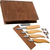 BeaverCraft S07 Basic Set of 4 Knives, houtsnijset