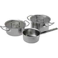 Fissler Pannenset Original Profi Collection Met RVS Deksels (3-Delig)