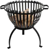 Esschert Design Vuurkorf - Tulp - Zwart